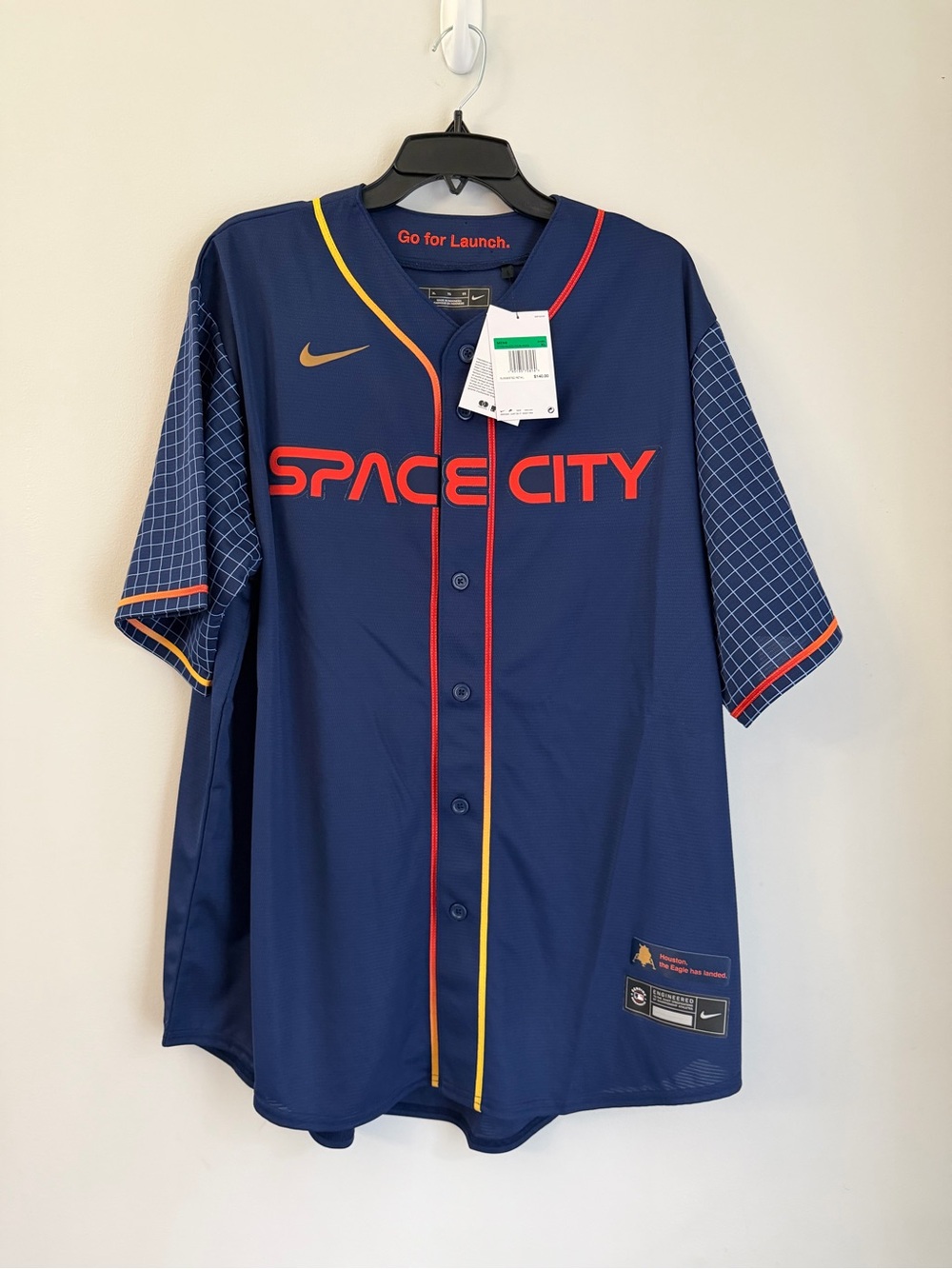 Houston Astros Jersey City Connect Space City XL NWT.   “NO NAME ON BACK”